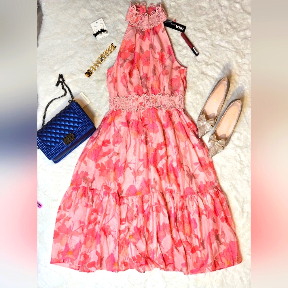 Fall dress baby pink